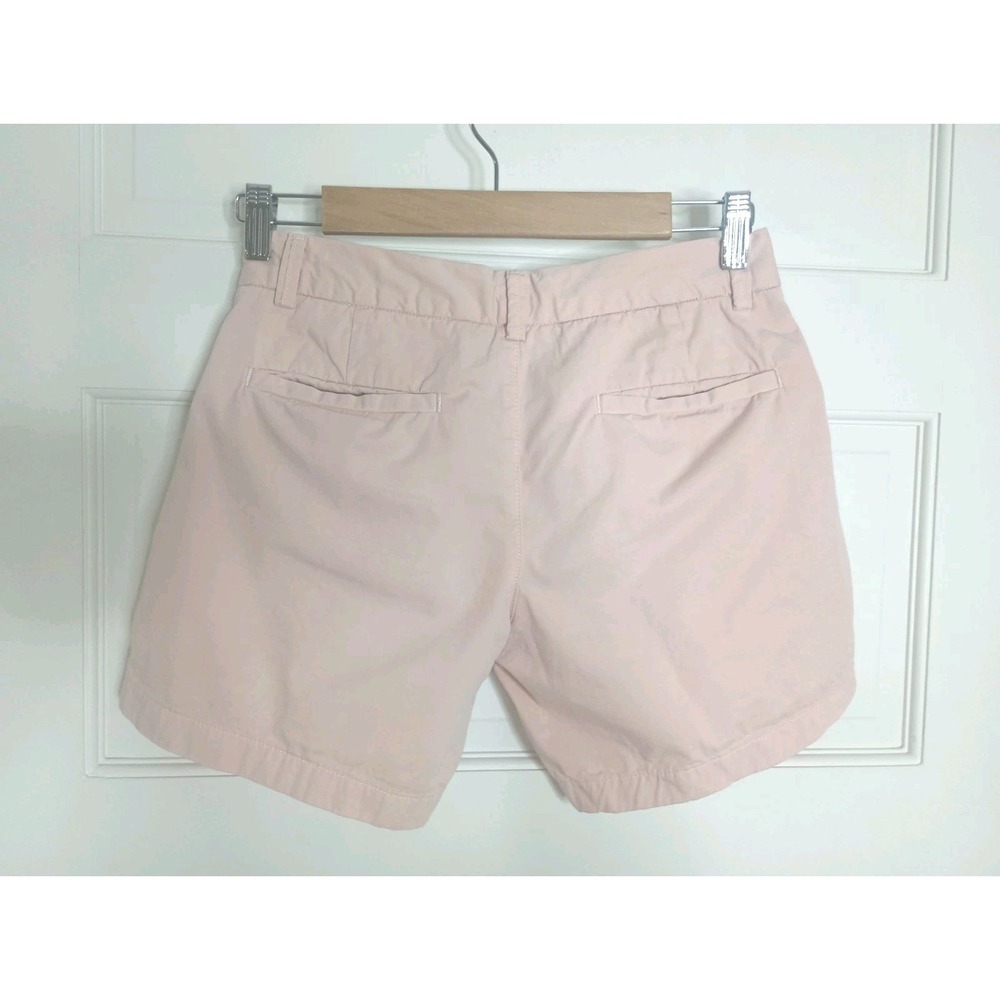 UNIQLO Women's Pink Chino Shorts Size 0 Cotton Classic Fit Mid Rise Pockets - Picture 4 of 13